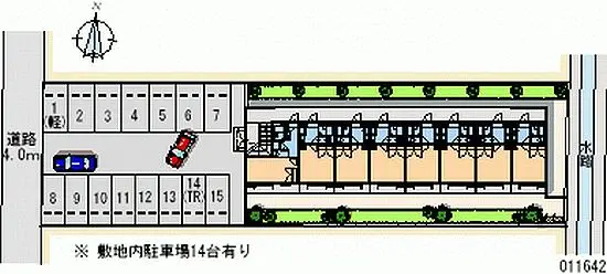 ★手数料０円★大垣市林町７丁目　月極駐車場（LP）